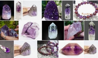 Thạch anh tím tinh thể (Amethyst Phantom)