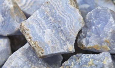 Mã não ren xanh(Blue Lace Agate)