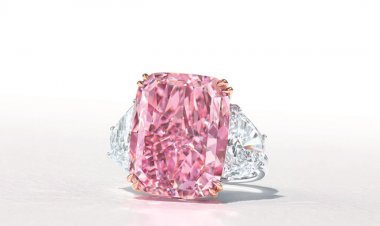 Cận cảnh viên kim cương hồng quý hiếm có giá cao kỷ lục