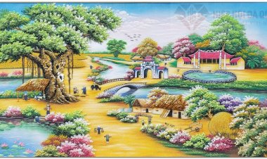 Làng nghề độc đáo làm tranh đá quý của Việt Nam