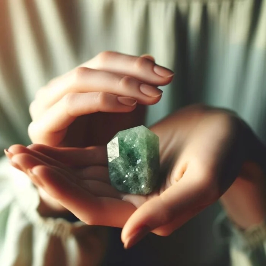 2. Sạc Năng Lượng Cho Đá Thạch Anh Xanh
