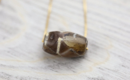 Viên Hạt Dzi Cổ Xưa Tinh Xảo - Double Diamond Eyes