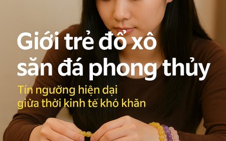 Giới trẻ đổ xô săn đá phong thủy: Tín ngưỡng hiện đại giữa thời kinh tế khó khăn