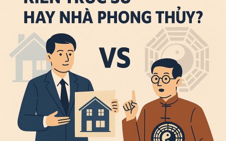 Xây nhà: Nên nghe kiến trúc sư hay nhà phong thủy?