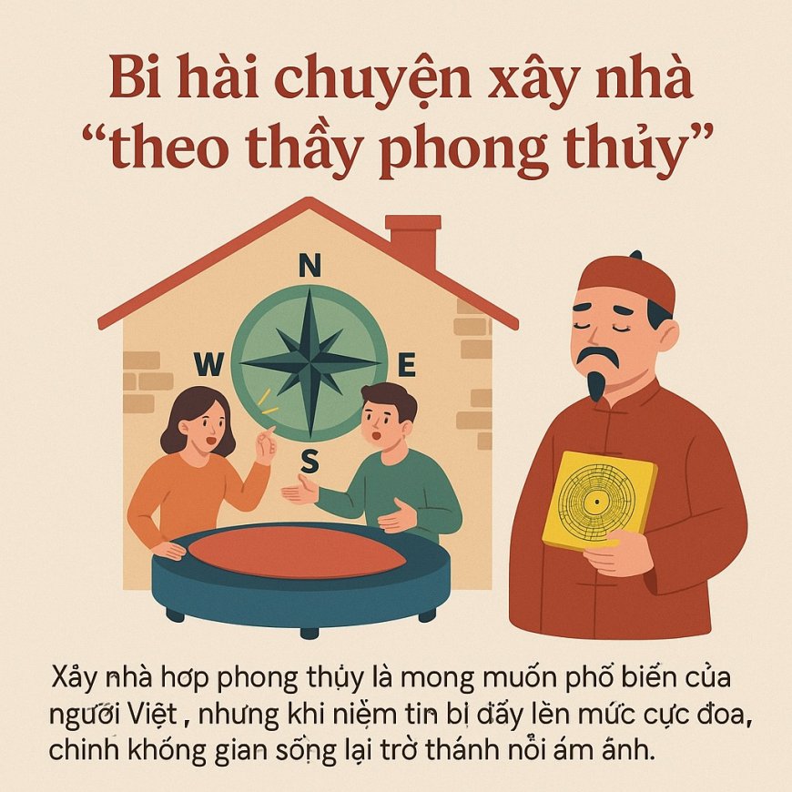 Bi hài chuyện xây nhà 'theo thầy phong thủy': Cái giá của niềm tin tuyệt đối